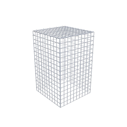 Gabião Tipo 3 80 cm x 50 cm x 50 cm (C x A x P), malhagem 5 cm x 5 cm, anel C