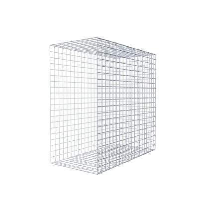 Gabbione aggiuntivo tipo 2 100 cm x 100 cm x 50 cm (L x H x P), maglia 5 cm x 5 cm, anello a C