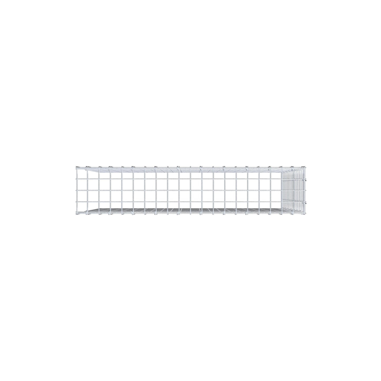 Fourche rapportée type 4 100 cm x 80 cm x 20 cm (L x H x P), mailles 5 cm x 5 cm, anneau C