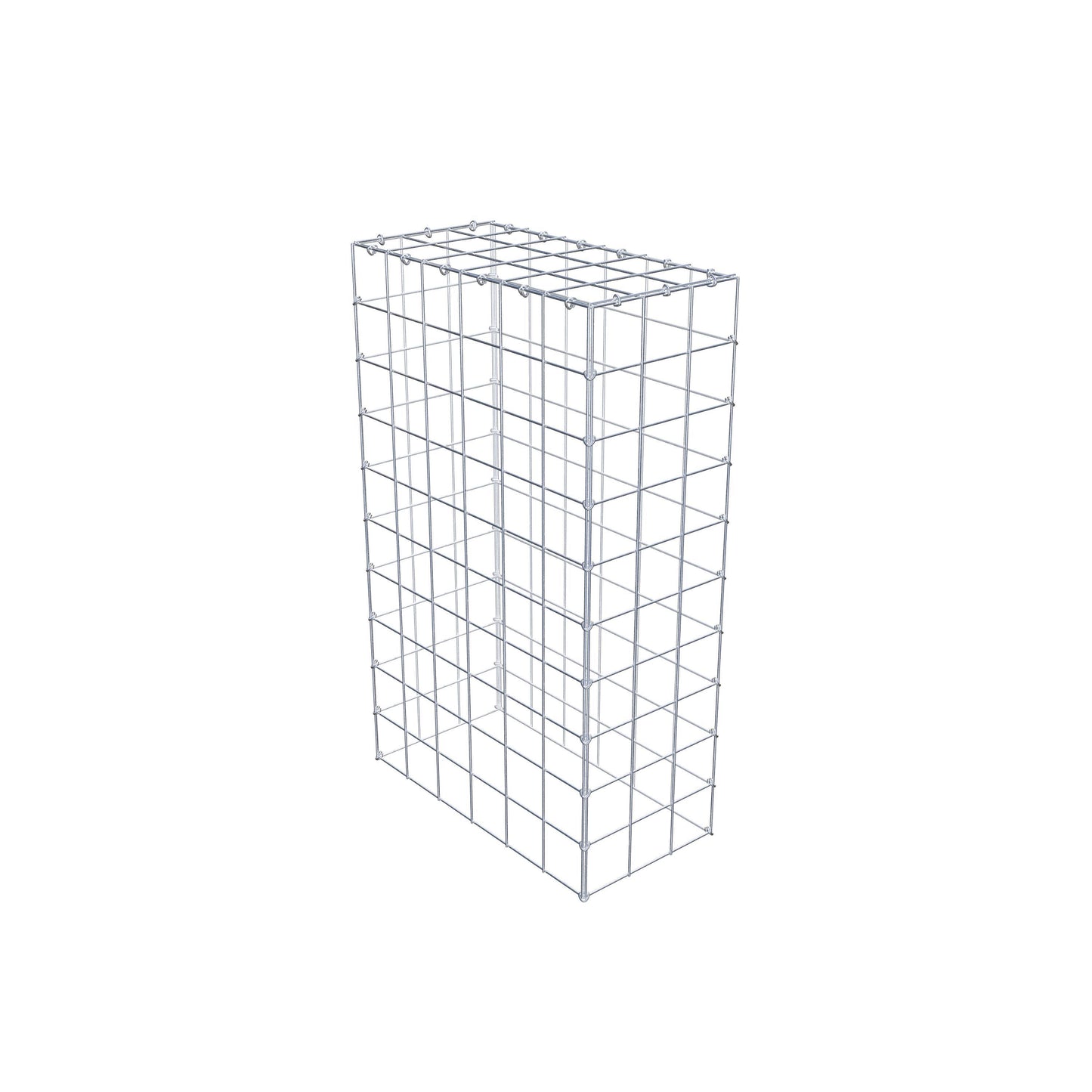 Gavión complementario de tipo 3 100 cm x 60 cm x 30 cm (L x A x P), malla 10 cm x 10 cm, anillo en C