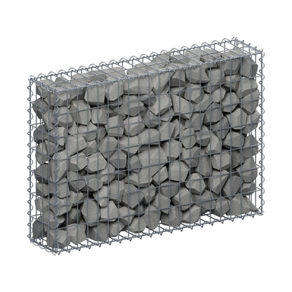 Gabião 100 cm x 70 cm x 20 cm (C x A x P), malhagem 5 cm x 10 cm, espiral