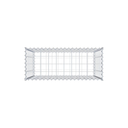 Gabion 100 cm x 90 cm x 40 cm (L x H x D), mesh size 10 cm x 10 cm, spiral