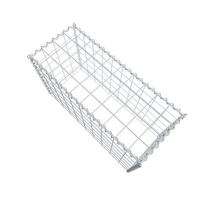 Gabião tipo 3 100 cm x 60 cm x 40 cm (C x A x P), malhagem 10 cm x 10 cm, espiral