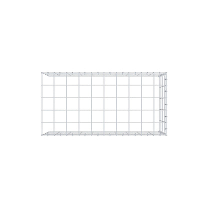 Gabbione aggiuntivo tipo 4 100 cm x 40 cm x 50 cm (L x H x P), maglia 10 cm x 10 cm, anello a C