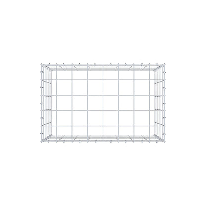 Gabião Tipo 3 80 cm x 50 cm x 50 cm (C x A x P), malhagem 10 cm x 10 cm, anel C