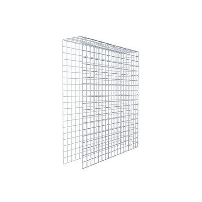 Mounted gabion type 4 100 cm x 90 cm x 20 cm (L x H x D), mesh size 5 cm x 5 cm, C-ring