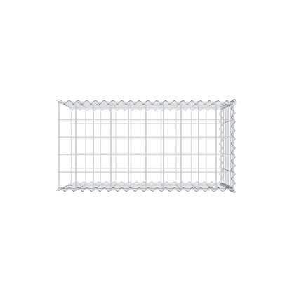 Extra gabion typ 2 100 cm x 50 cm x 50 cm (L x H x D), maskstorlek 10 cm x 10 cm, spiral