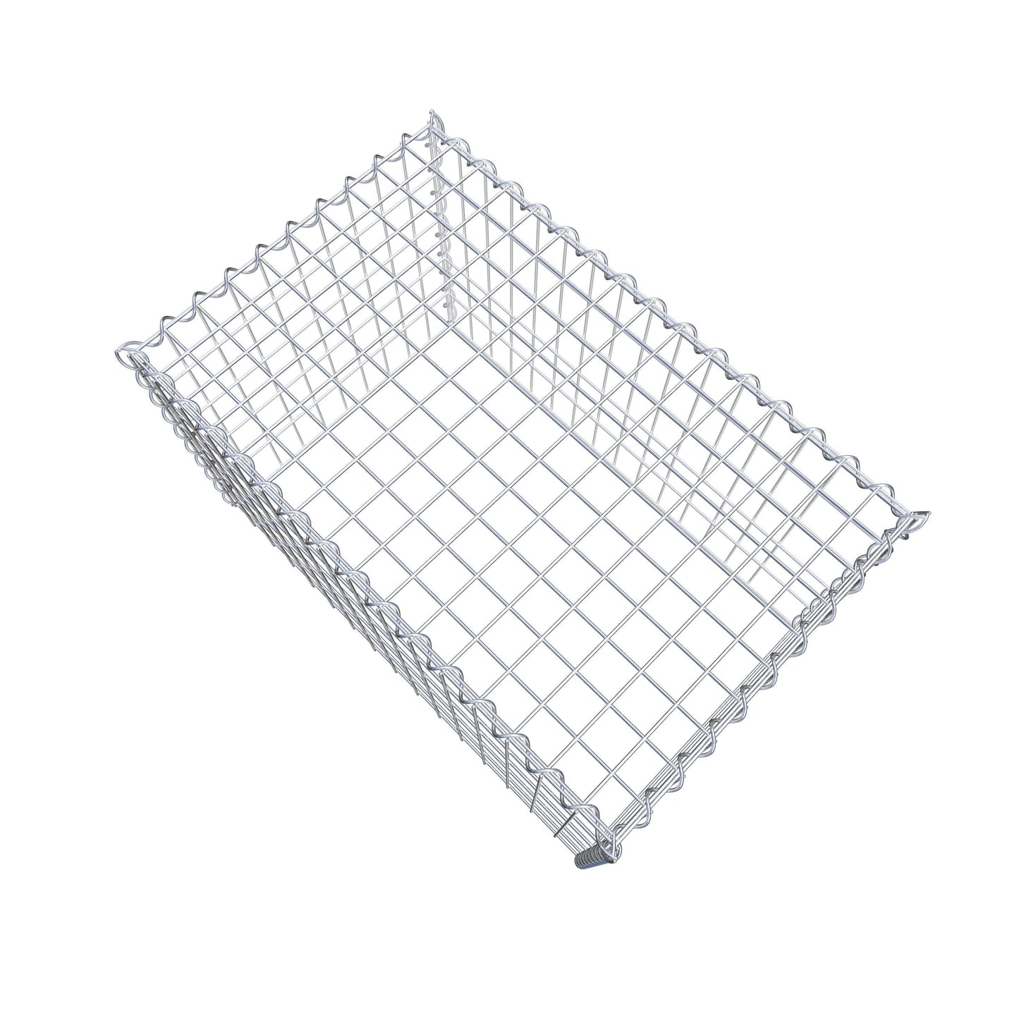 Opvokset gabion type 3 80 cm x 50 cm x 50 cm (L x H x D), maskestørrelse 5 cm x 10 cm, spiral