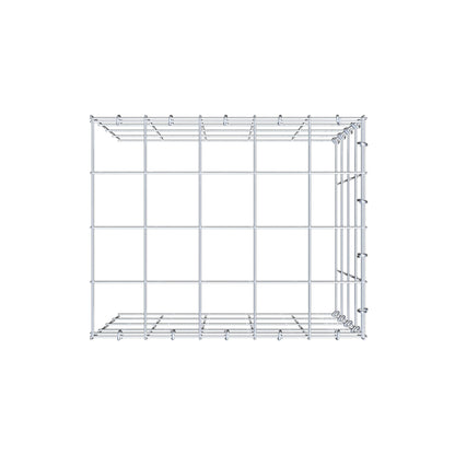 Gabião Tipo 4 50 cm x 40 cm x 40 cm (C x A x P), malhagem 10 cm x 10 cm, anel C