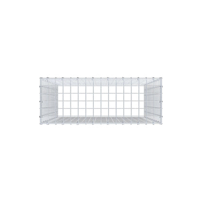 Gabbione aggiuntivo di tipo 3 100 cm x 80 cm x 30 cm (L x H x P), maglia 5 cm x 5 cm, anello a C