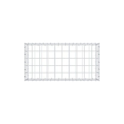 Gabion 100 cm x 30 cm x 50 cm (L x H x D), maskestørrelse 10 cm x 10 cm, C-ring