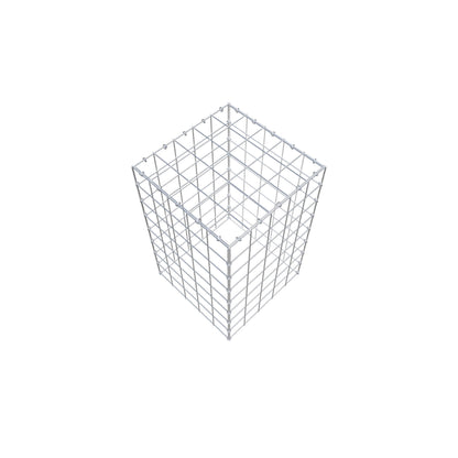 Gabião Tipo 3 80 cm x 50 cm x 50 cm (C x A x P), malhagem 10 cm x 10 cm, anel C