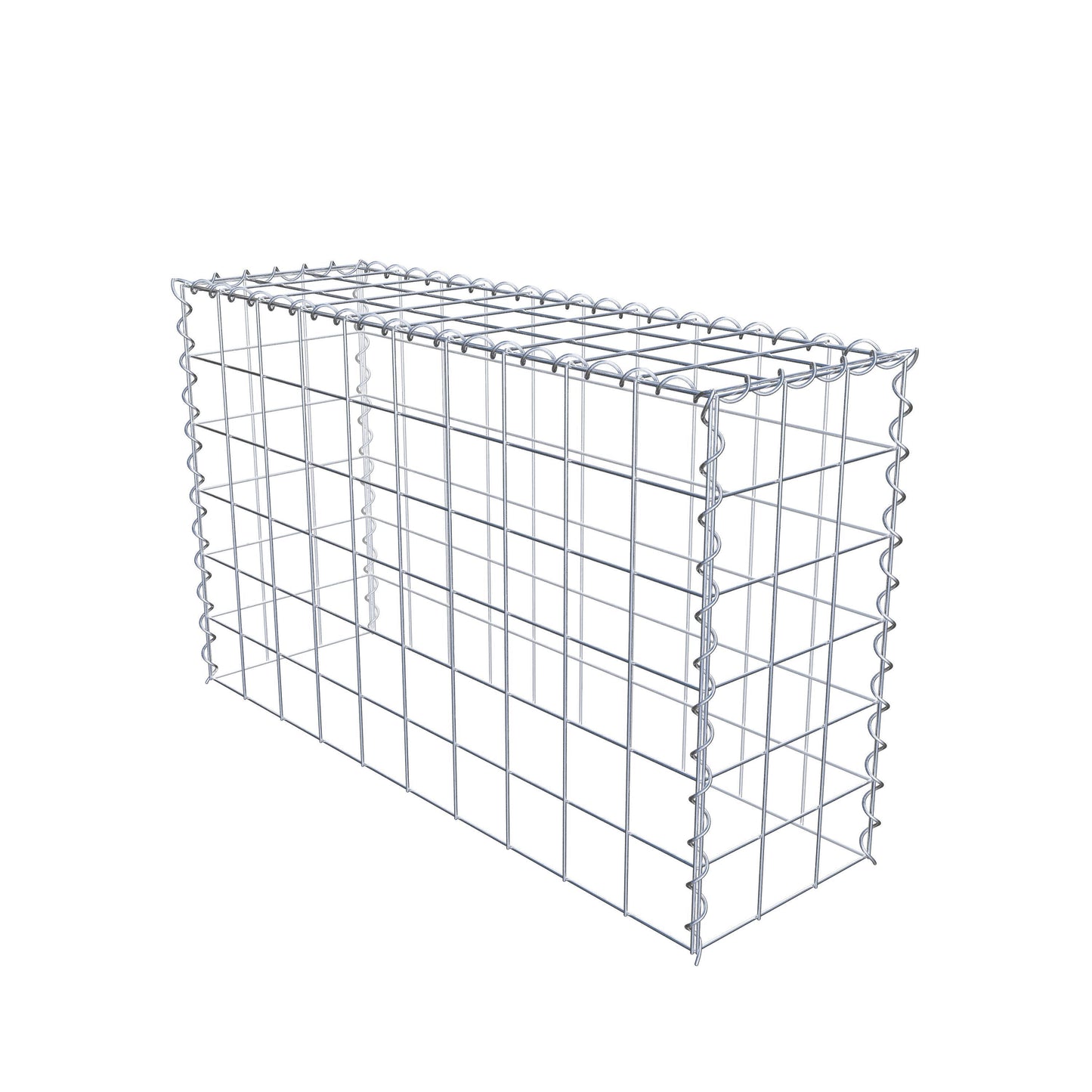 Anbaugabione Typ 3 100 cm x 60 cm x 30 cm (L x H x T), Maschenweite 10 cm x 10 cm, Spirale