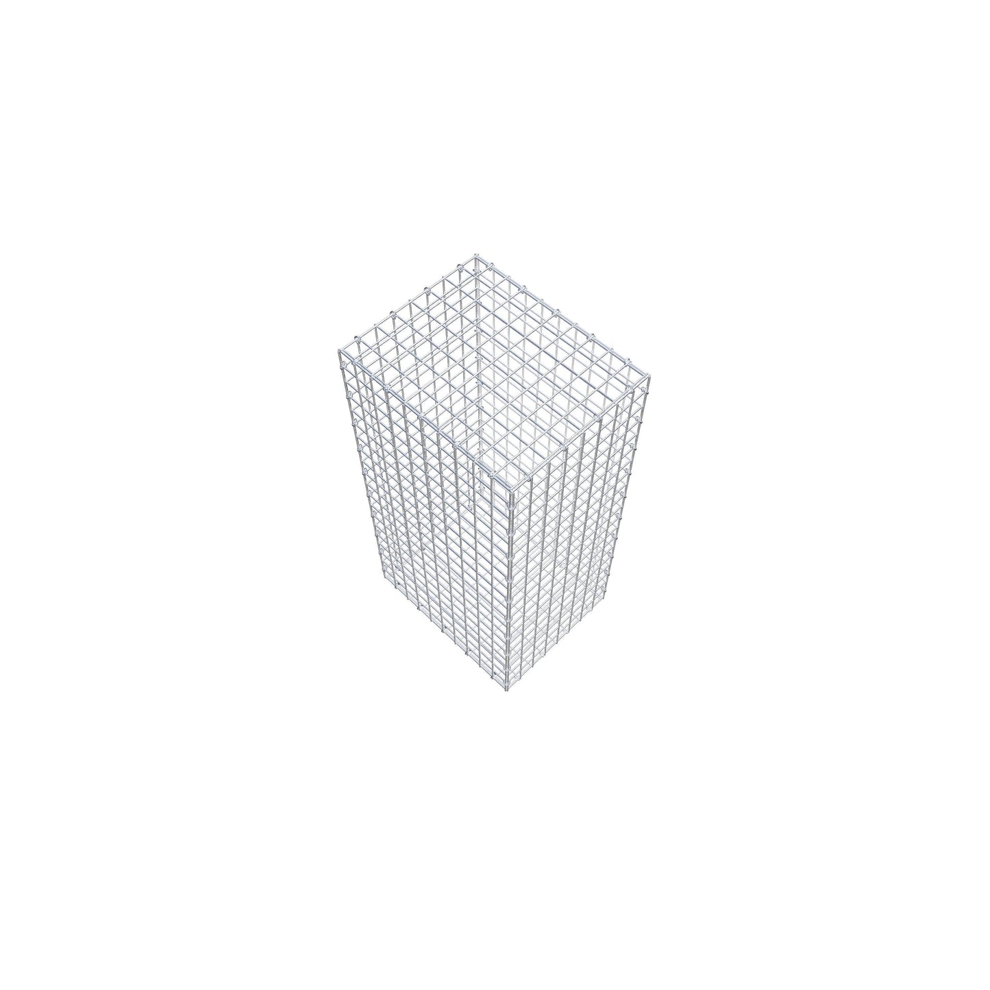Schanskorf 100 cm x 50 cm x 40 cm (L x H x D), maaswijdte 5 cm x 5 cm, C-ring