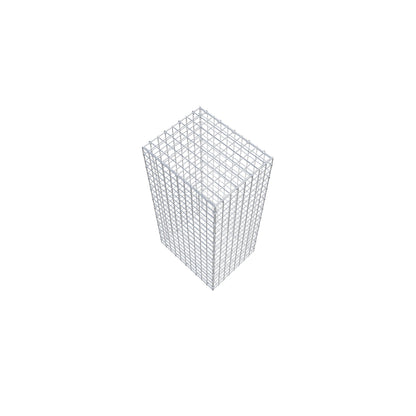 Schanskorf 100 cm x 50 cm x 40 cm (L x H x D), maaswijdte 5 cm x 5 cm, C-ring