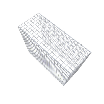 Gabbione aggiuntivo tipo 4 100 cm x 80 cm x 40 cm (L x H x P), maglia 5 cm x 5 cm, anello a C