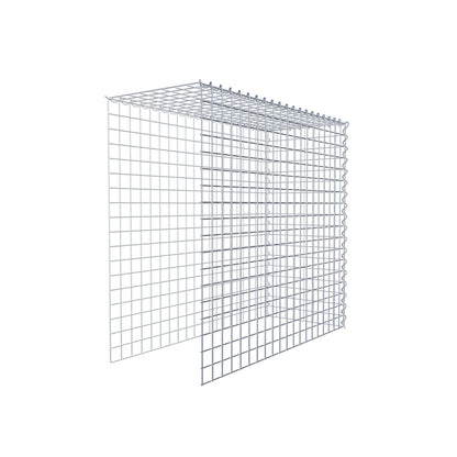 Gabion rapporté type 4 100 cm x 90 cm x 40 cm (L x H x P), mailles 5 cm x 5 cm, spirale