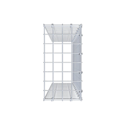 Gabião Tipo 4 100 cm x 20 cm x 40 cm (C x A x P), malhagem 5 cm x 5 cm, anel C