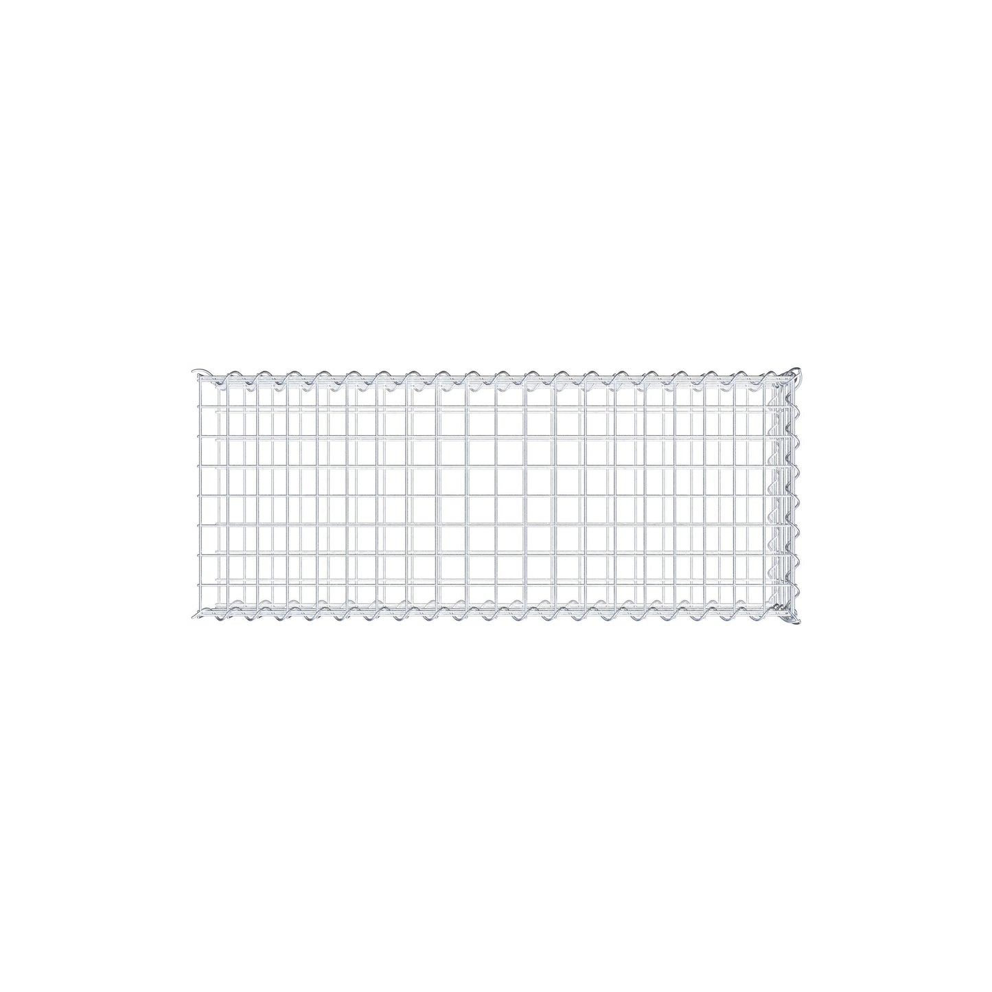 Gabbione aggiuntivo tipo 2 100 cm x 20 cm x 40 cm (L x A x P), maglia 5 cm x 5 cm, a spirale