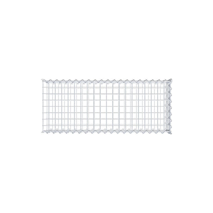 Gabbione aggiuntivo tipo 2 100 cm x 20 cm x 40 cm (L x A x P), maglia 5 cm x 5 cm, a spirale