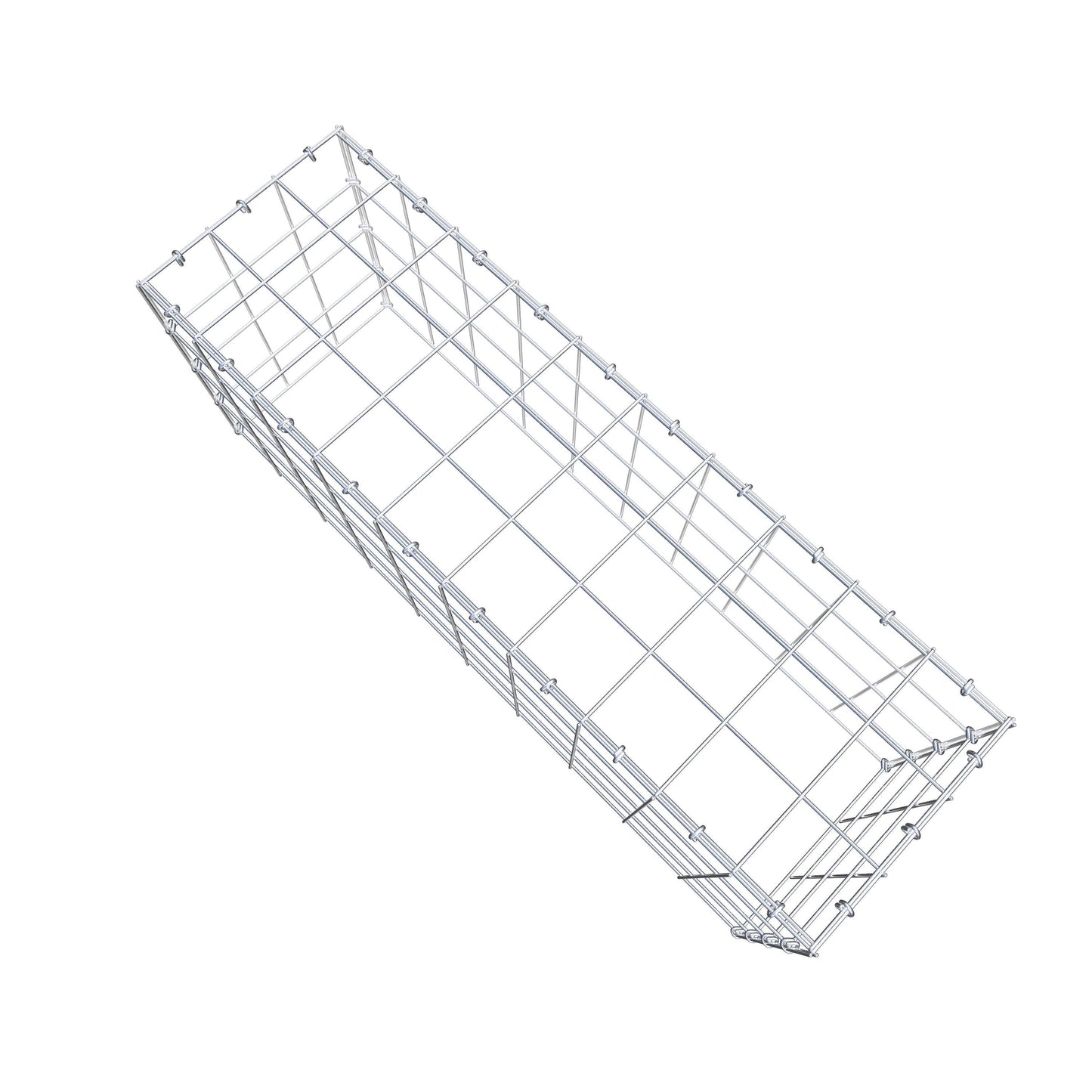 Fourche rapportée type 3 100 cm x 40 cm x 30 cm (L x H x P), mailles 10 cm x 10 cm, anneau en C