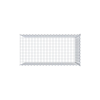 Gabbione aggiuntivo tipo 4 100 cm x 60 cm x 50 cm (L x H x P), dimensione maglia 5 cm x 5 cm, a spirale