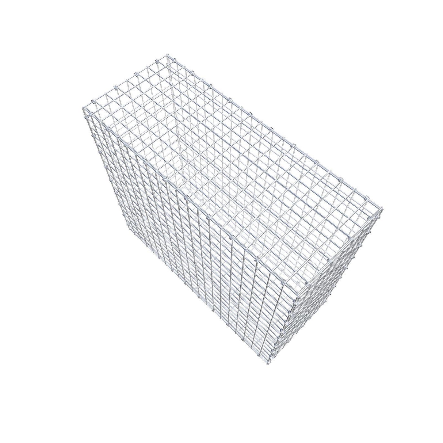 Gabione 100 cm x 90 cm x 40 cm (L x H x T), Maschenweite 5 x 5 cm, Spiralring