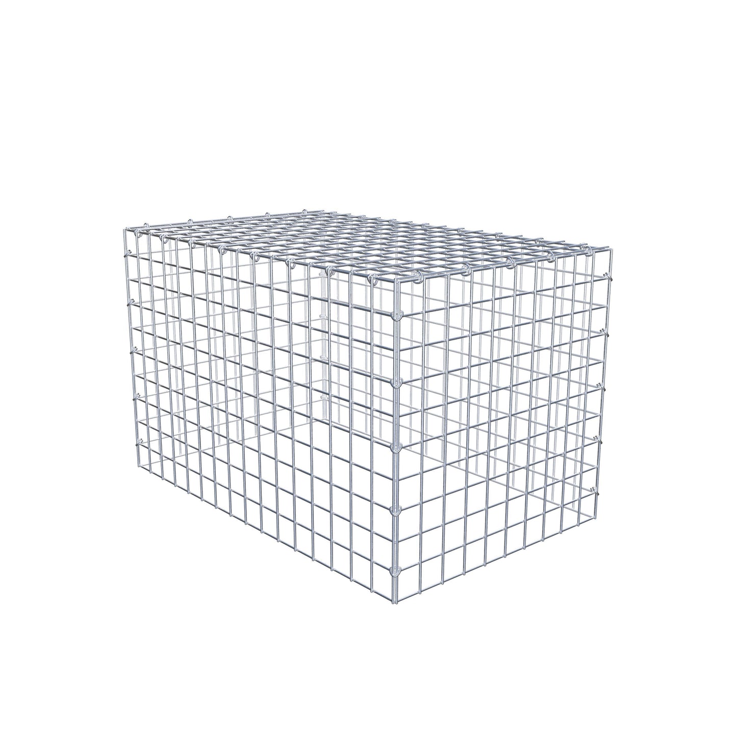 Gabião Tipo 3 80 cm x 50 cm x 50 cm (C x A x P), malhagem 5 cm x 5 cm, anel C