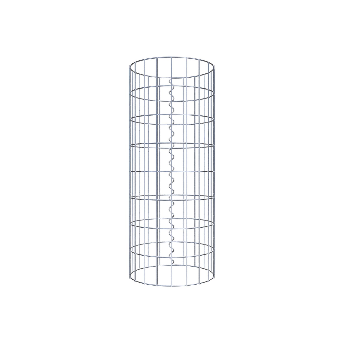 Gabionensäule rund 32 cm Durchmesser, 80 cm Höhe, Maschenweite 5 cm x 10 cm