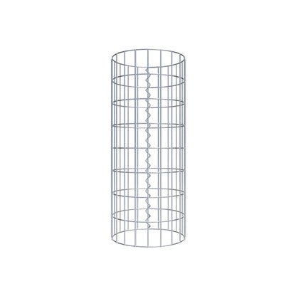 Gabionensäule rund 32 cm Durchmesser, 80 cm Höhe, Maschenweite 5 cm x 10 cm