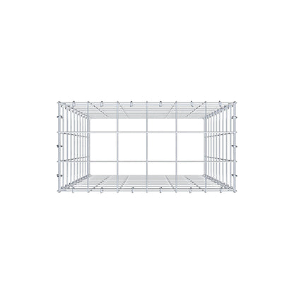 Gavión complementario de tipo 3 100 cm x 60 cm x 30 cm (L x A x P), malla 10 cm x 10 cm, anillo en C