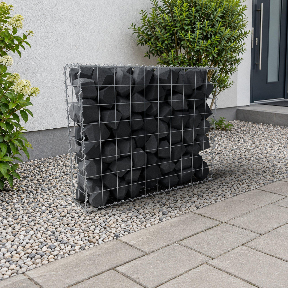 Gabion 100 cm x 80 cm x 20 cm (L x H x D), maskestørrelse 10 cm x 10 cm, spiral