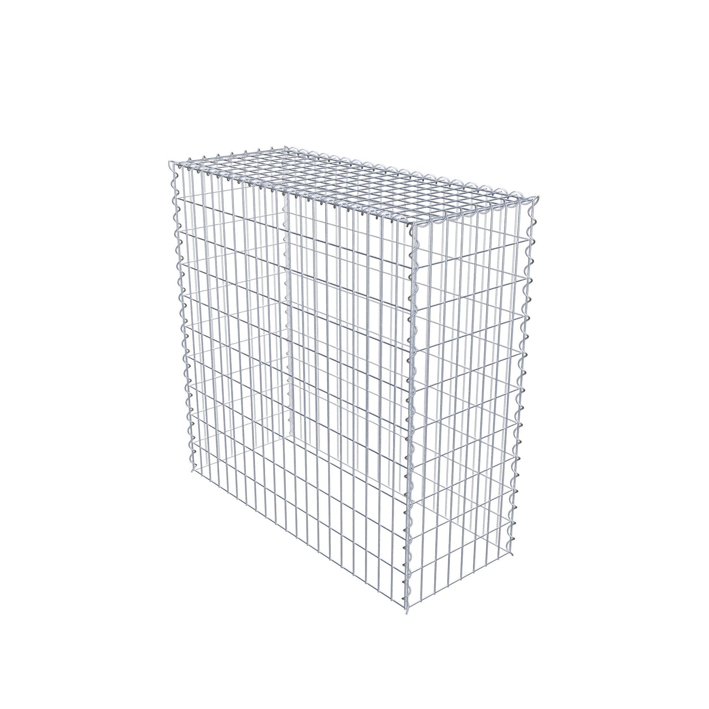 Gavión complementario tipo 3 100 cm x 100 cm x 40 cm (L x A x P), malla 5 cm x 10 cm, espiral