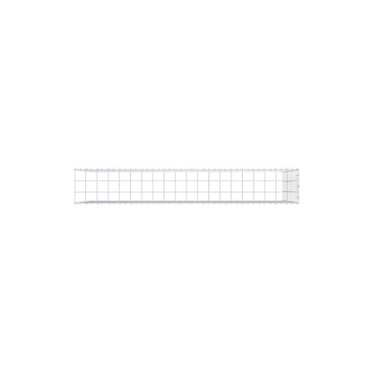 Fourche rapportée type 4 200 cm x 100 cm x 30 cm (L x H x P), mailles 10 cm x 10 cm, anneau en C