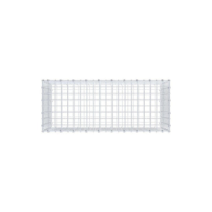 Gabion 100 cm x 50 cm x 40 cm (L x H x P), mailles 5 x 5 cm, anneau en spirale