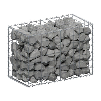 Gabion 100 cm x 70 cm x 50 cm (L x H x D), maskestørrelse 10 cm x 10 cm, spiral