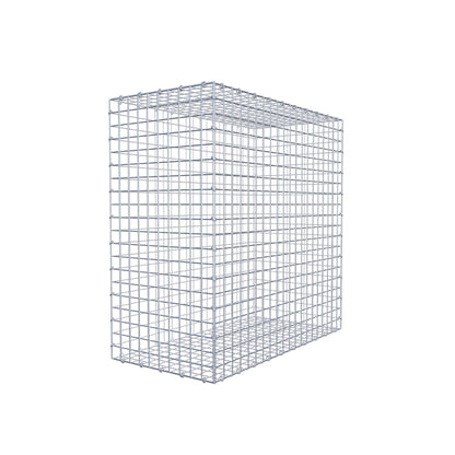 Gabione 100 cm x 100 cm x 50 cm (L x H x T), Maschenweite 5 cm x 5 cm, C-Ring
