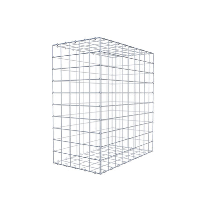 Gabião 100 cm x 90 cm x 50 cm (C x A x P), malhagem 10 cm x 10 cm, anel C