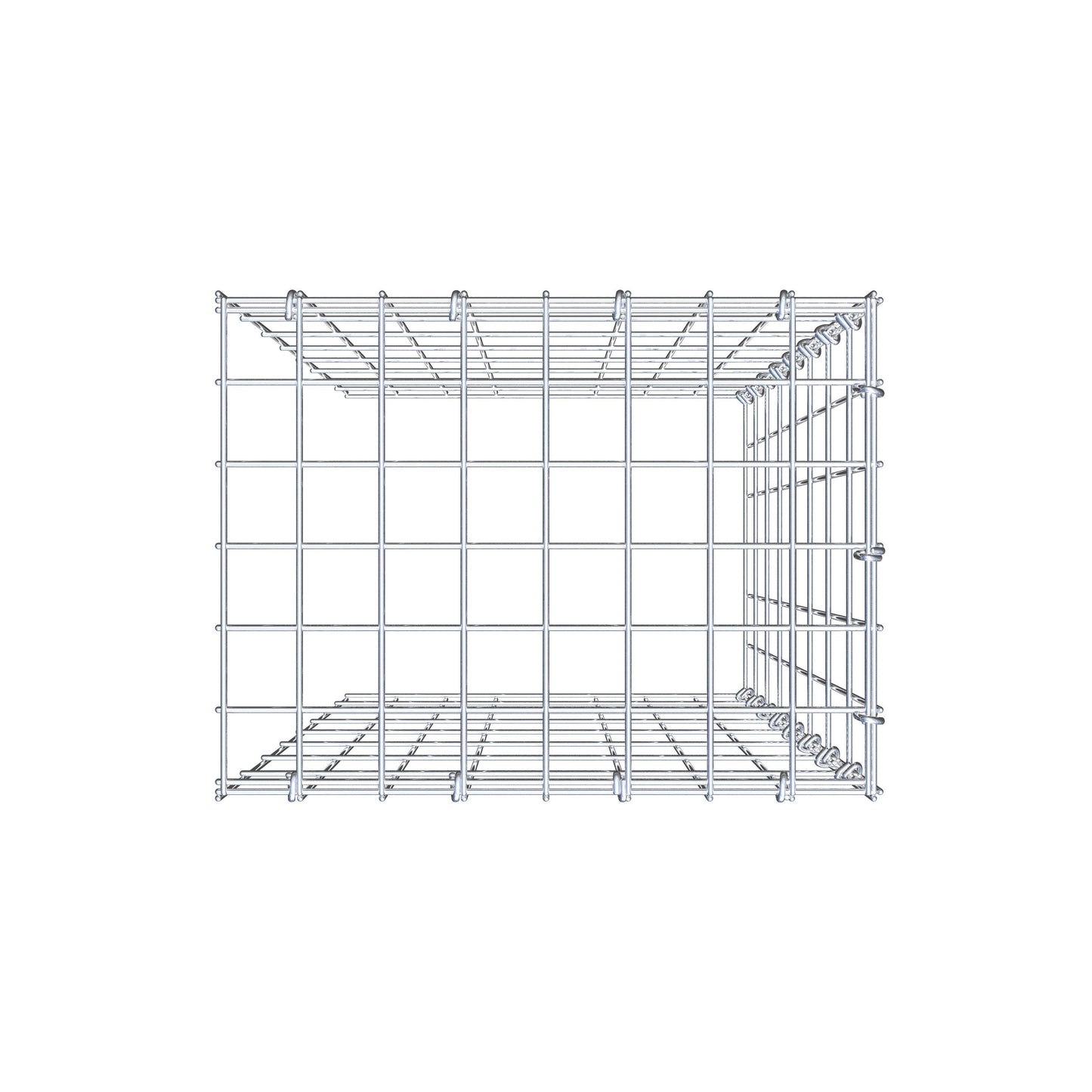 Toegevoegde pool type 4 80 cm x 40 cm x 30 cm (L x H x D), maaswijdte 5 cm x 10 cm, C-ring