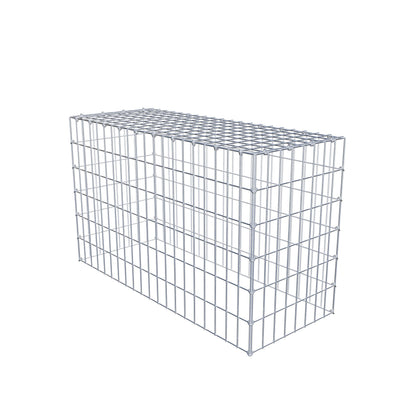 Anbaugabione Typ 3 100 cm x 60 cm x 40 cm (L x H x T), Maschenweite 5 cm x 10 cm, C-Ring