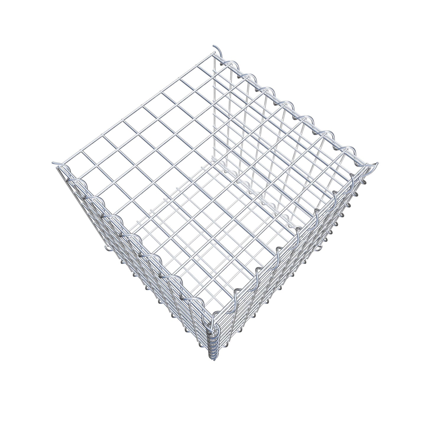 Gavión complementario tipo 2 40 cm x 40 cm x 40 cm (L x A x P), malla 5 cm x 5 cm, espiral