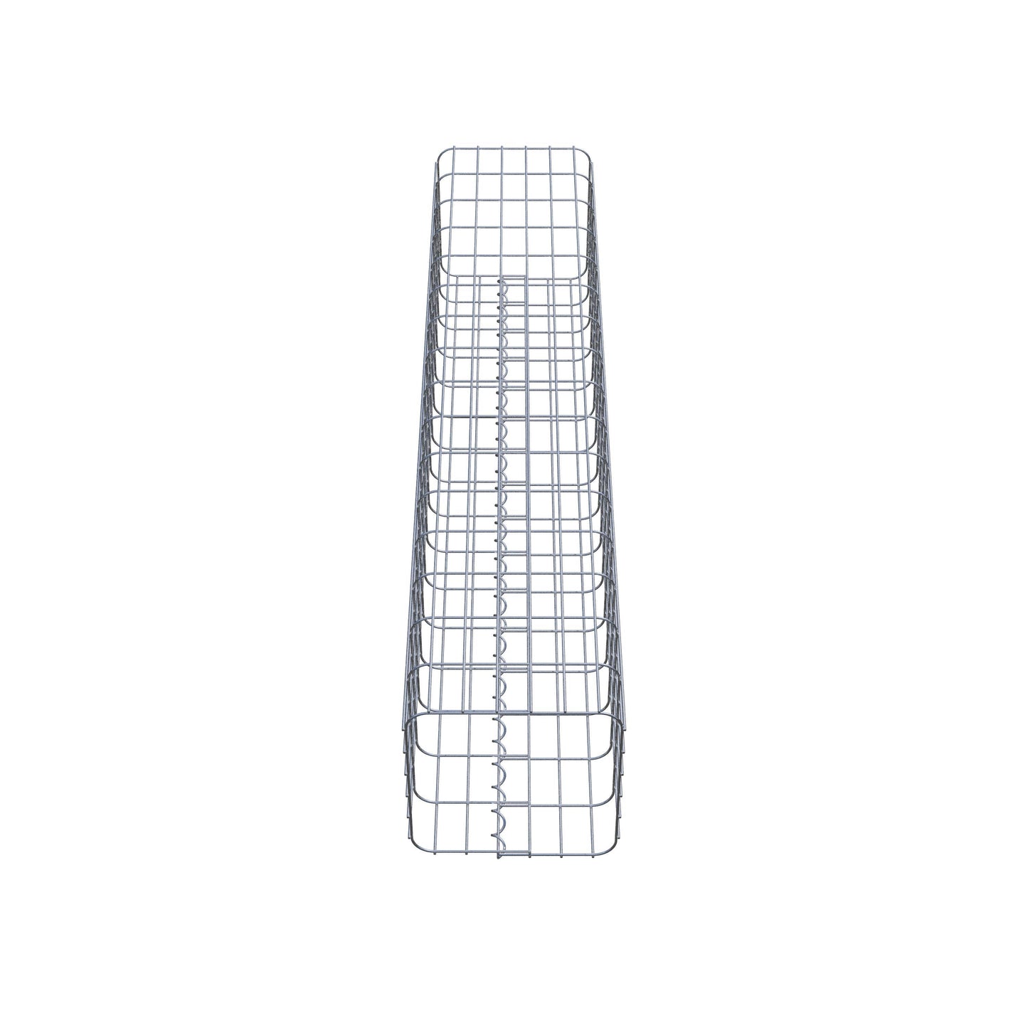 Columna de gaviones angular 32 cm x 32 cm, 160 cm de altura, MW 5 cm x 10 cm
