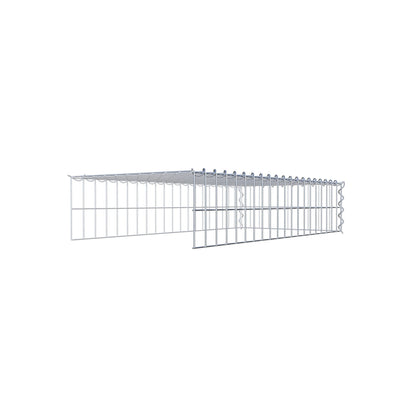 Gabião Tipo 4 100 cm x 20 cm x 50 cm (C x A x P), malhagem 5 cm x 10 cm, espiral