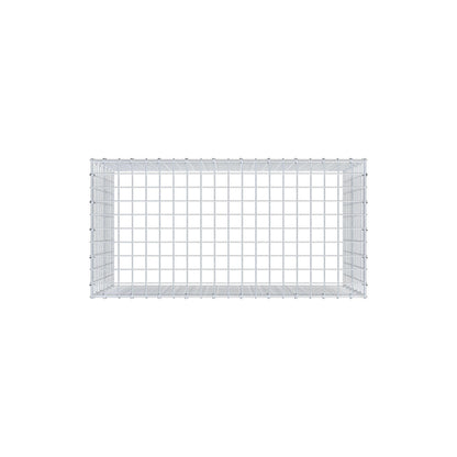 Gabbione aggiuntivo di tipo 3 100 cm x 60 cm x 50 cm (L x H x P), maglia 5 cm x 5 cm, anello a C