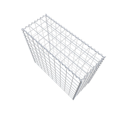 Add-on schanskorf type 3 100 cm x 90 cm x 40 cm (L x H x D), maaswijdte 10 cm x 10 cm, spiraal