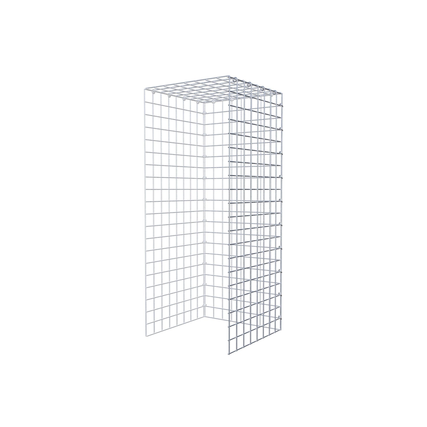 Add-on schanskorf type 4 100 cm x 40 cm x 40 cm (L x H x D), maaswijdte 5 cm x 5 cm, C-ring