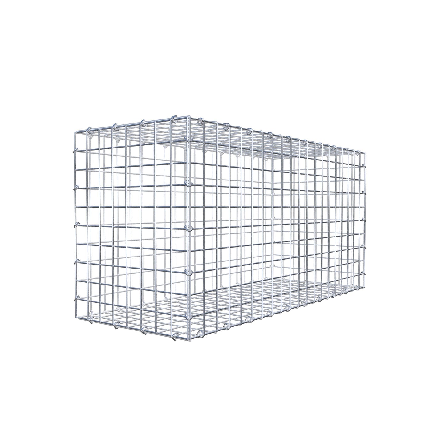 Schanskorf 100 cm x 50 cm x 40 cm (L x H x D), maaswijdte 5 cm x 5 cm, C-ring