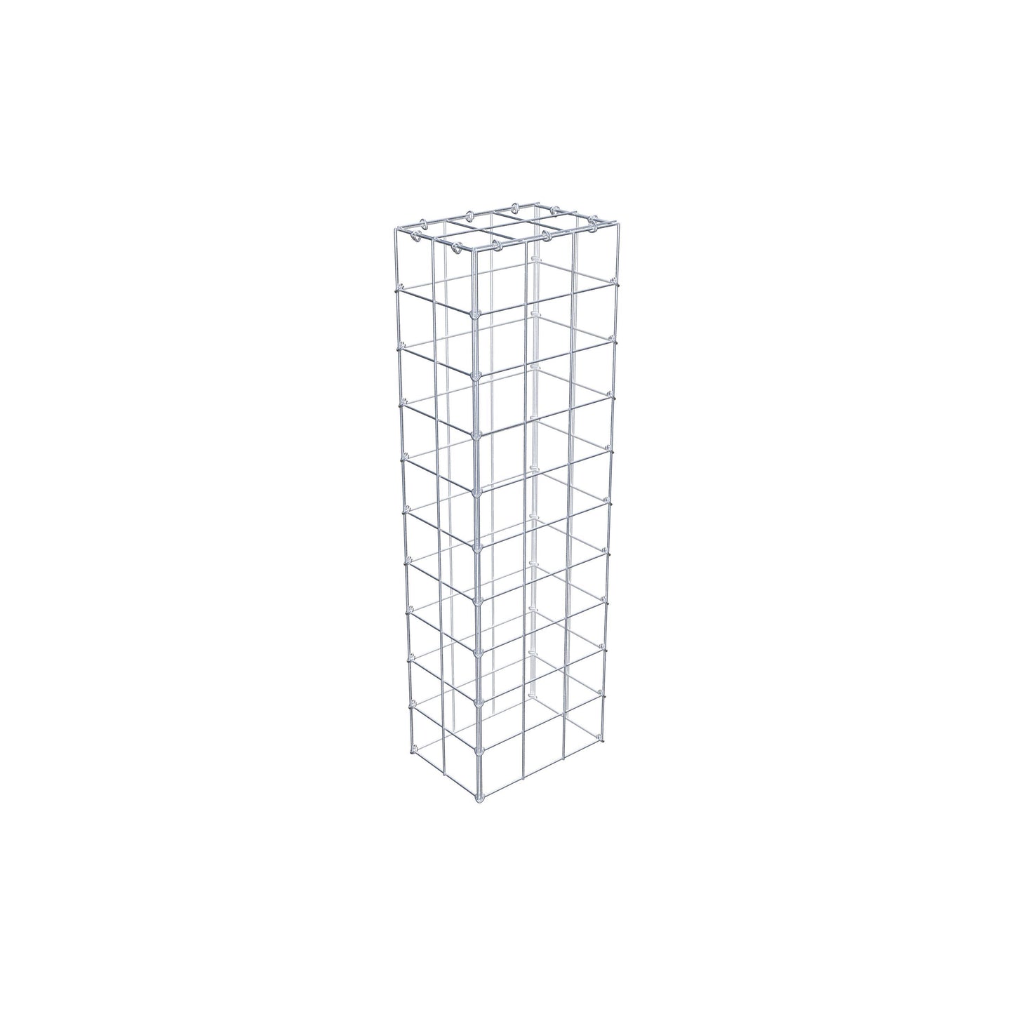Gavión complementario de tipo 3 100 cm x 20 cm x 30 cm (L x A x P), malla 10 cm x 10 cm, anillo en C