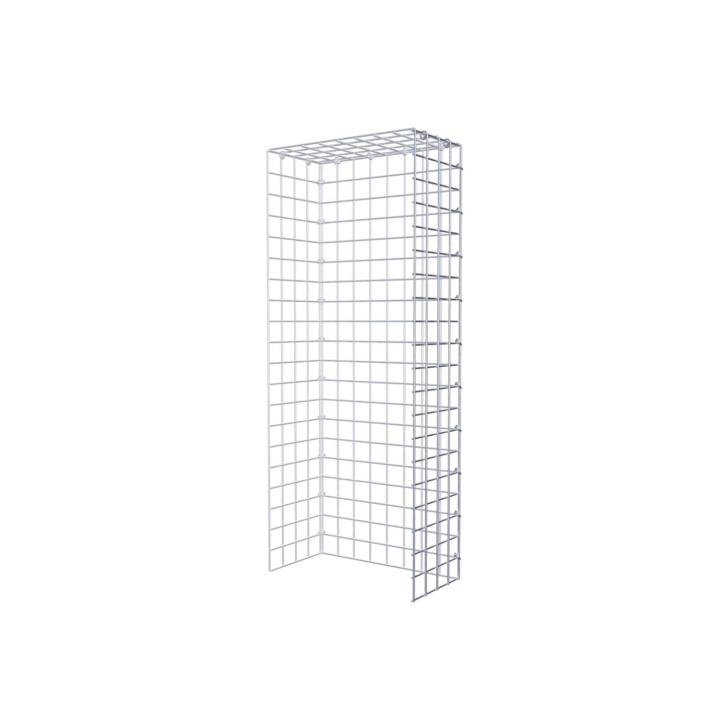 Gabião Tipo 4 100 cm x 20 cm x 40 cm (C x A x P), malhagem 5 cm x 5 cm, anel C