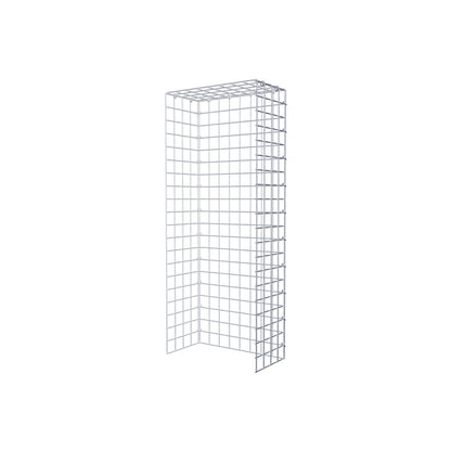 Gabião Tipo 4 100 cm x 20 cm x 40 cm (C x A x P), malhagem 5 cm x 5 cm, anel C
